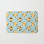 smiley face 90s Bath Mat Gallery Image 1