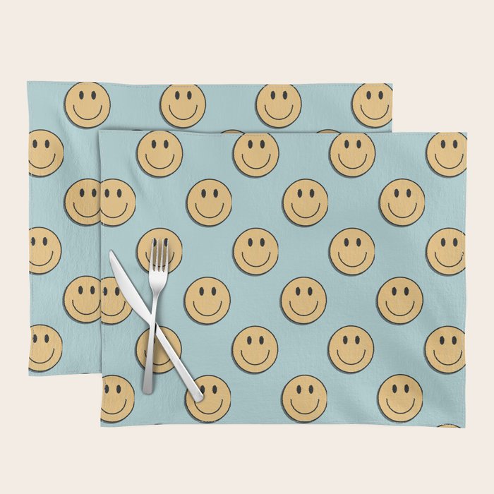 smiley face 90s Placemat Gallery Image 1