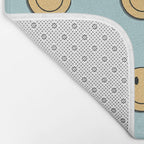 smiley face 90s Bath Mat Gallery Image 2