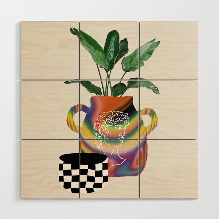 A house plant / Still life Wood Wall Art Gallery Image 1