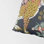 Animal print dark jungle Pillow Sham Gallery Image 4