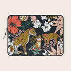 Animal print dark jungle Laptop Sleeve Gallery Image 1