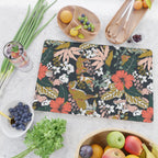 Animal print dark jungle Cutting Board Gallery Image 2