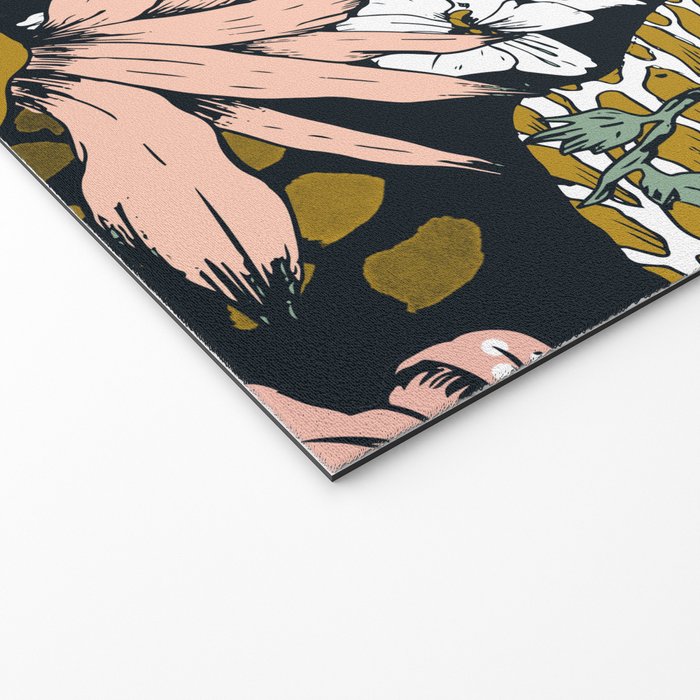 Animal print dark jungle Welcome Mat Gallery Image 2