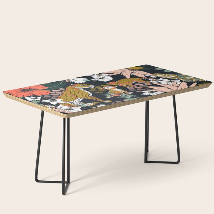 Animal print dark jungle Coffee Table Gallery Image 1