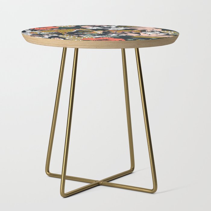 Animal print dark jungle Side Table Gallery Image 1