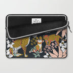 Animal print dark jungle Laptop Sleeve Gallery Image 2