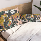 Animal print dark jungle Pillow Sham Gallery Image 2
