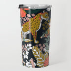 Animal print dark jungle Travel Mug Gallery Image 3