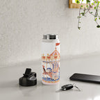 Whimsical Vintage Carousel Ride Water Bottle Gallery Image 4