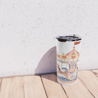 Whimsical Vintage Carousel Ride Travel Mug Gallery Image 4