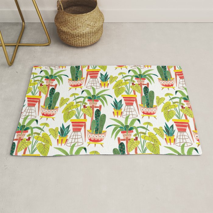 Happy Plants Happy Home Rug Gallery Image 1