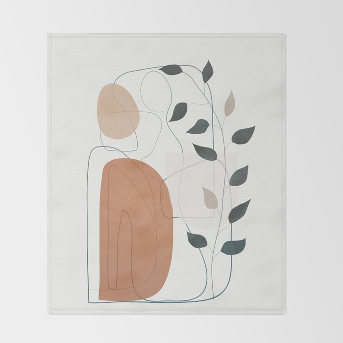 Movement Abstraction 05 Throw Blanket Gallery Image 2