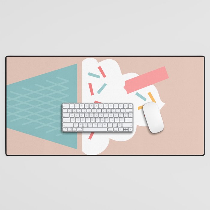 Ice Cream (Peach) Desk Mat Gallery Image 1