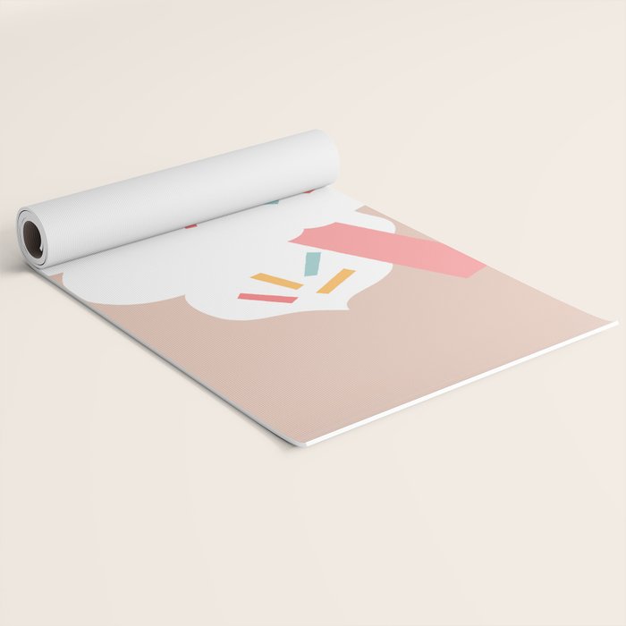 Ice Cream (Peach) Yoga Mat Gallery Image 2