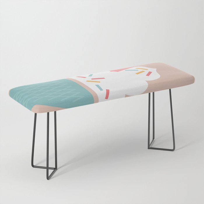 Ice Cream (Peach) Bench Gallery Image 1