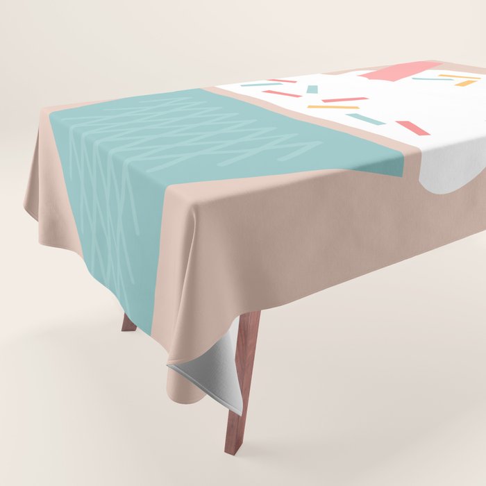 Ice Cream (Peach) Tablecloth Gallery Image 1