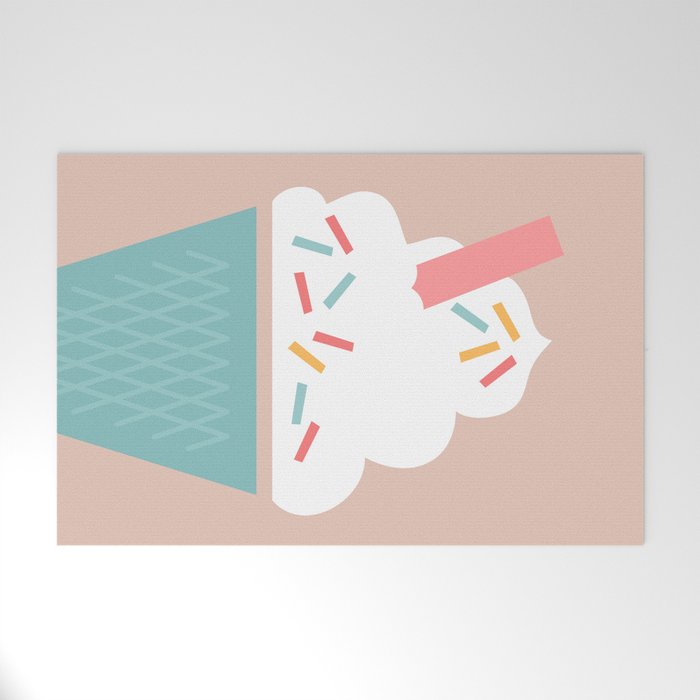 Ice Cream (Peach) Welcome Mat Gallery Image 1