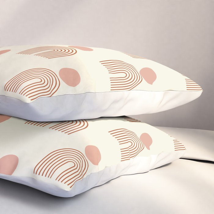 Full moon rainbow pattern collection SS01 Pillow Sham Gallery Image 3