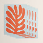 Fire Red: Wild Leaf | Matisse Foliage Paper Cutouts 01 Wrapping Paper Gallery Image 3