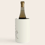 Un Deux Trois Cat / Minimalist Line Drawing Wine Chiller Gallery Image 3