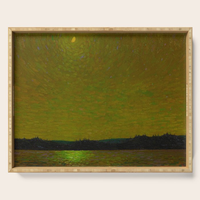 Tom Thomson Moonlight Canadian Landscape Artist Serving Tray Gallery Image 1