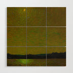 Tom Thomson Moonlight Canadian Landscape Artist Wood Wall Art Gallery Image 1