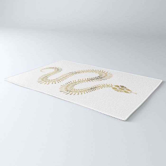 Snake Skeleton - Gold Rug Gallery Image 3