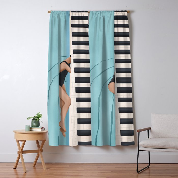 Relaxation by the Pool Window Curtain Gallery Image 5
