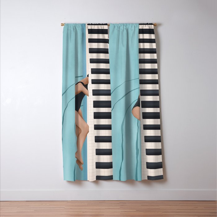 Relaxation by the Pool Window Curtain Gallery Image 3