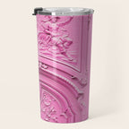 Pink Paris Door - Travel Photography, Building in Paris Travel Mug Gallery Image 3