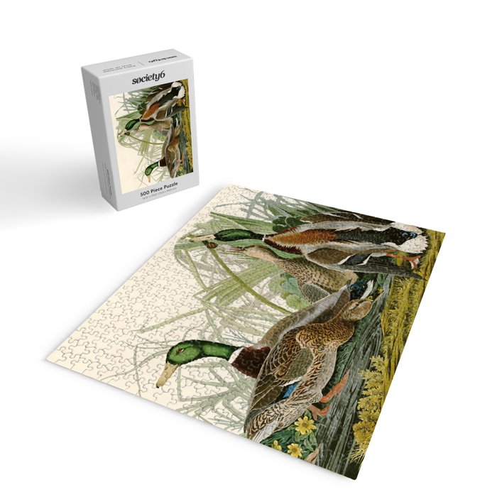 Mallard Duck - John James Audubon Birds of America Jigsaw Puzzle Gallery Image 2