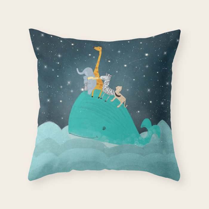 lets all go safari Throw Pillow Gallery Image 6