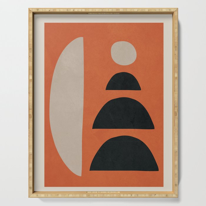 Abstract Balance 5 Serving Tray Gallery Image 1