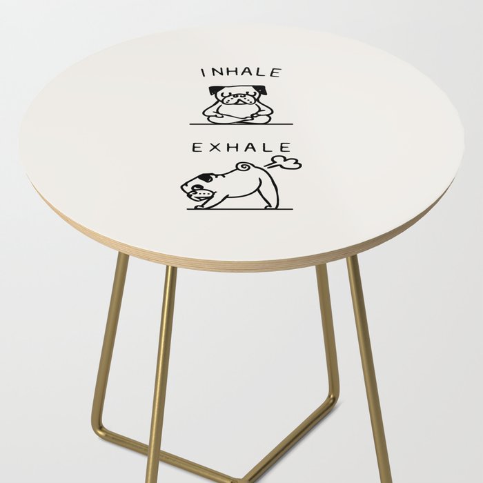 Inhale Exhale Pug Side Table Gallery Image 2