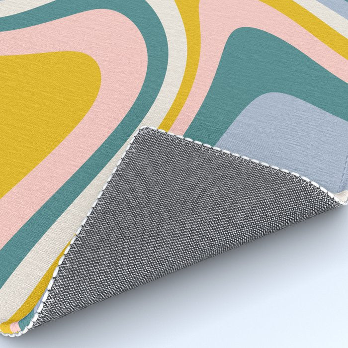 Abstract Wavy Stripes LXII Rug Gallery Image 4