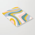 Abstract Wavy Stripes LXII Notebook Gallery Image 2