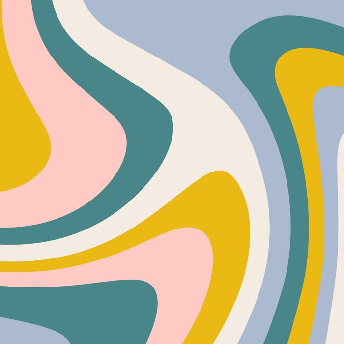 Abstract Wavy Stripes LXII Coffee Mug Gallery Image 2