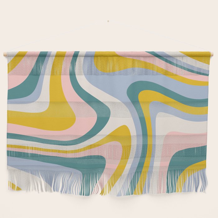 Abstract Wavy Stripes LXII Wall Hanging Gallery Image 1