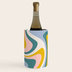 Abstract Wavy Stripes LXII Wine Chiller Gallery Image 1