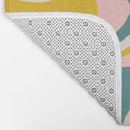 Abstract Wavy Stripes LXII Bath Mat Gallery Image 2