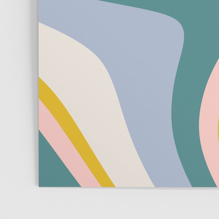 Abstract Wavy Stripes LXII Poster Gallery Image 3