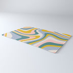 Abstract Wavy Stripes LXII Rug Gallery Image 3