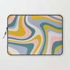 Abstract Wavy Stripes LXII Laptop Sleeve Gallery Image 1
