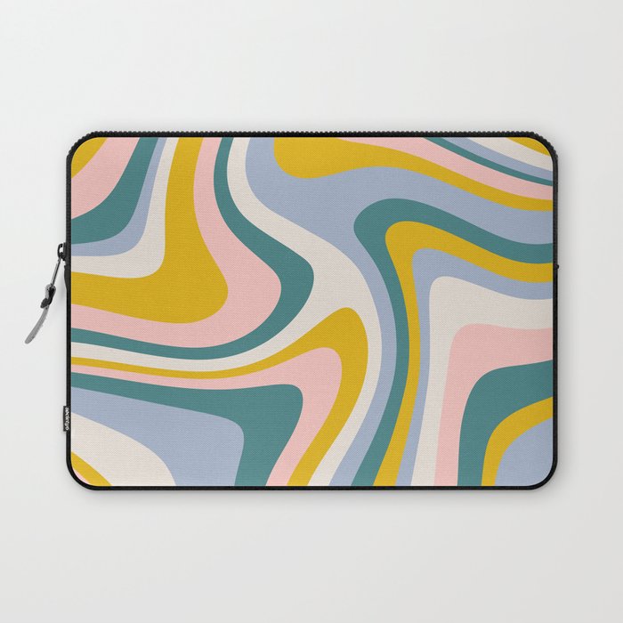 Abstract Wavy Stripes LXII Laptop Sleeve Gallery Image 1
