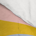 Abstract Wavy Stripes LXII Comforter Gallery Image 4