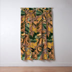 Banana and Leaf Pattern Window Curtain Gallery Image 3