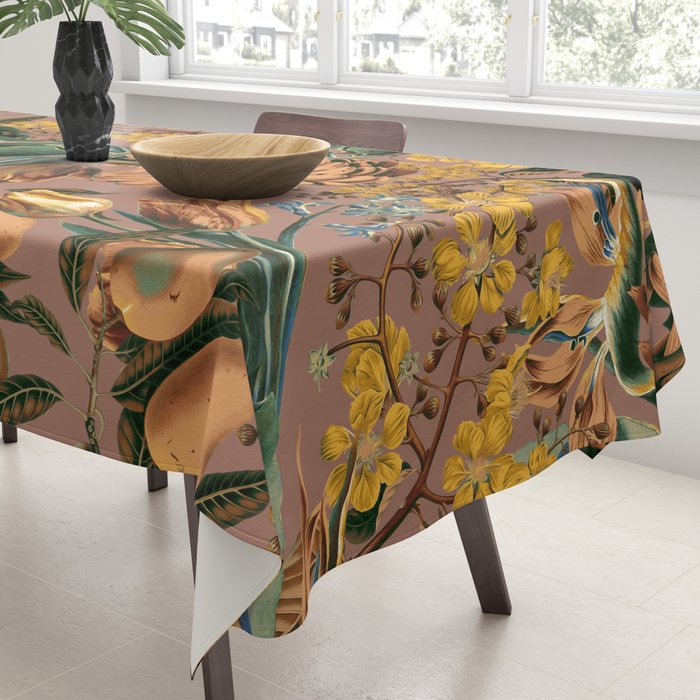 Banana and Leaf Pattern Tablecloth Gallery Image 3