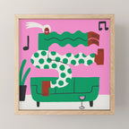 Dance Party for One Mini Art Print Gallery Image 1