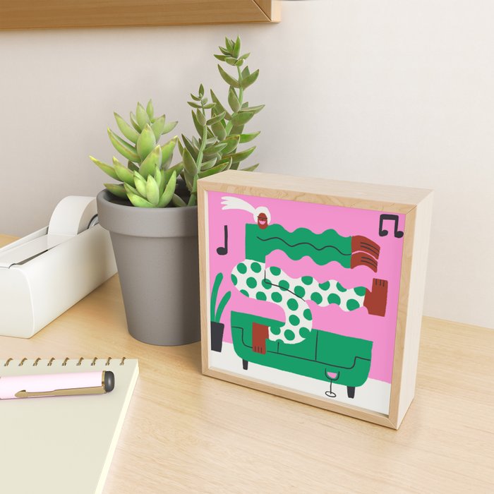 Dance Party for One Mini Art Print Gallery Image 2